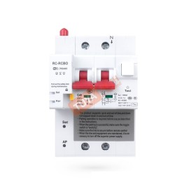 BKWM02-63A เซอร์กิตเบรคเกอร์ไฟฟ้า สั่งงานและแสดงผลผ่านแอปพลิเคชั่น AC 120V/230V Wifi 2.4GHz IP20