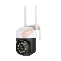 CM-P13 กล้องวงจรปิดไร้สายระบบรักษาความปลอดภัย Wi-Fi 1080P IP66 PTZ WIFI สมาร์ทกล้องกลางแจ้ง 128G TF Card 12V, 2A