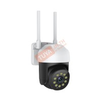 CM-P13 กล้องวงจรปิดไร้สายระบบรักษาความปลอดภัย Wi-Fi 1080P IP66 PTZ WIFI สมาร์ทกล้องกลางแจ้ง 128G TF Card 12V, 2A