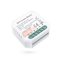 CTSW01 สวิต์ซ์เปิดปิดผ้าม่านแบบกล่องสีขาว IP20 3A 100-240V Wifi 2.4GHz LN