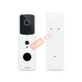 DBCM06  กริ่งบ้านไร้สายมีกล้องในตัวกันน้ำ สั่งงานผ่านแอปพลิเคชัน WIFI IP66 2MP H.264 แบตเตอรี่ลิเธียมไอออน 18650 จำนวน 2 ก้อน