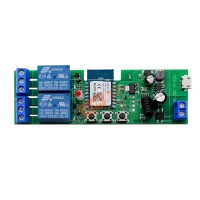 DOPR-RF02DC  รีเลย์เปิด/ปิด ประตูอัจริยะ 2 ช่อง WIFI + RF 2CH
