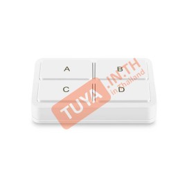 ZBT03-A4 สวิตซ์ไฟแบบปุ่มกดไร้สาย Zigbee 4 ปุ่มกด สำหรับสั่งงาน สวิตซ์ไฟและสามาร์ทซีน