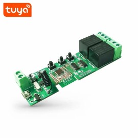 ZD-R02 รีเลย์สวิตซ์2ช่อง DC7-32V Load250V/10A Zigbee+433Mhz