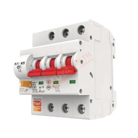 BRK03-80A เซอร์กิตเบรคเกอร์ไฟฟ้า WIFI 2.4GHZ 3สวิตซ์ สั่งงานผ่านแอปพลิเคชั่น 80A 230V