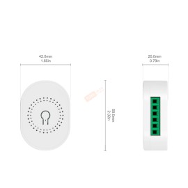BSW-M02 สวิตซ์เปิดปิดแบบกล่อง 2ช่อง WIFI 100-240V 16A