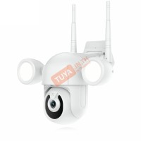 CM-P07 กล้องวงจรปิดภายนอกบ้านหมุนได้ WIFI กันน้ำIP65 5MP 12V 128G มีแสงสีขาว
